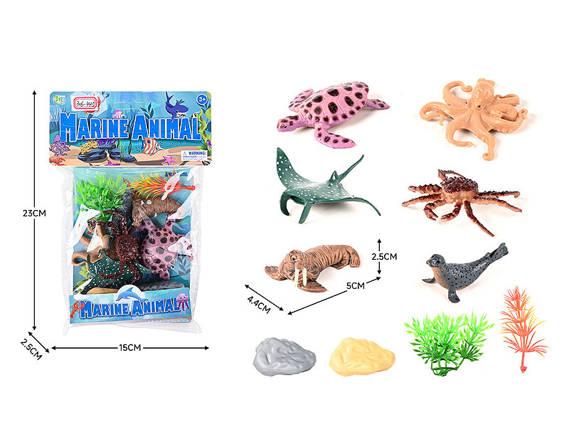 Ocean Animal Set(8in1) toys