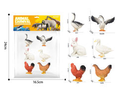 Poultry Animals(6in1) toys