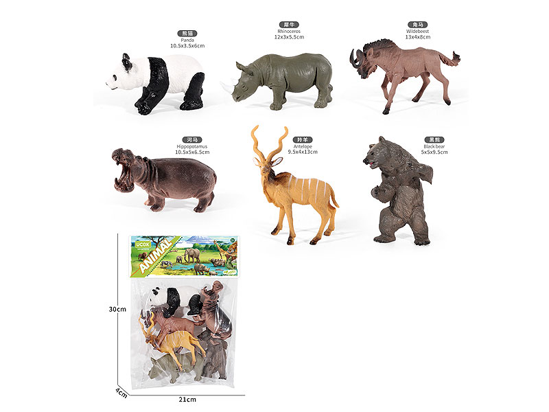 5inch Animal(6in1) toys