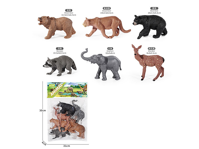 5inch Animal(6in1) toys