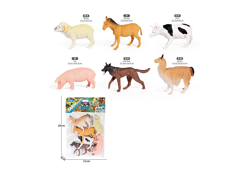 5inch Farm Animal(6in1) toys