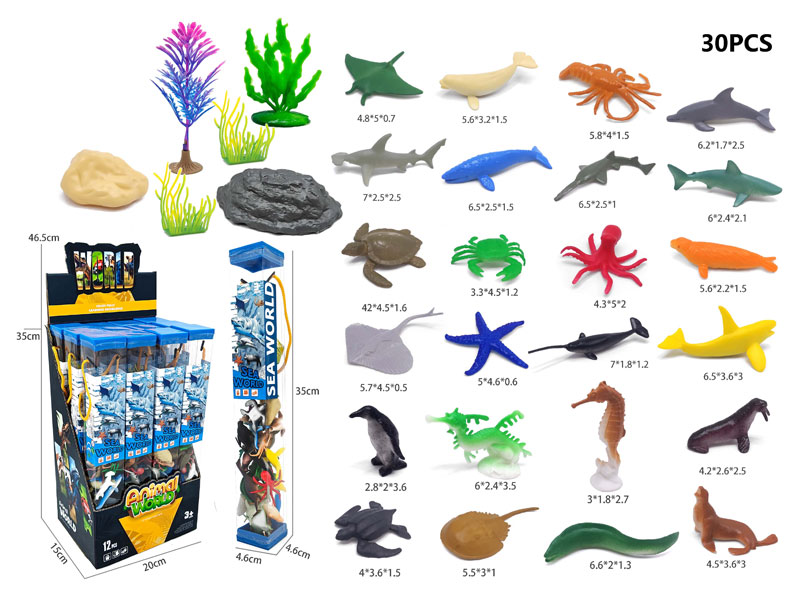 Ocean Animal Set(12in1) toys