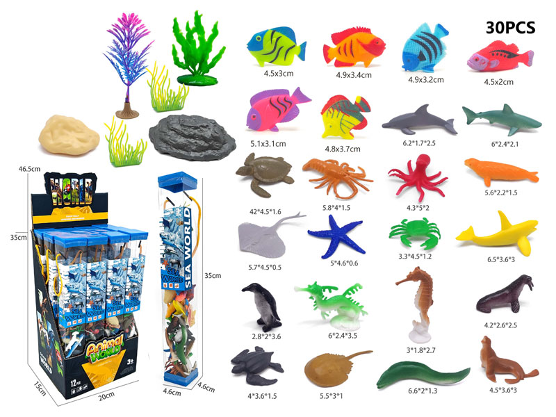 Ocean Animal Set(12in1) toys