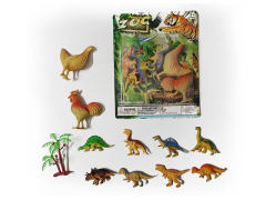 Dinosaur Set & Poultry toys