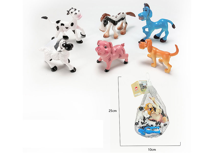 4inch Farm Animal(6in1) toys