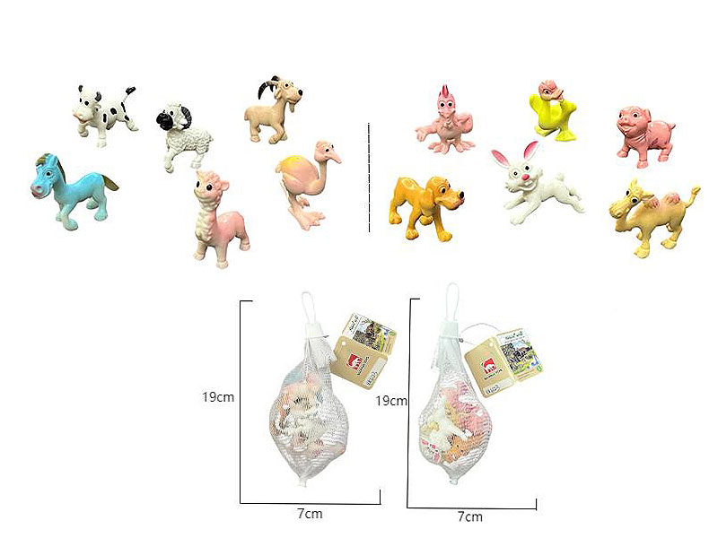 2inch Farm Animal(6in1) toys