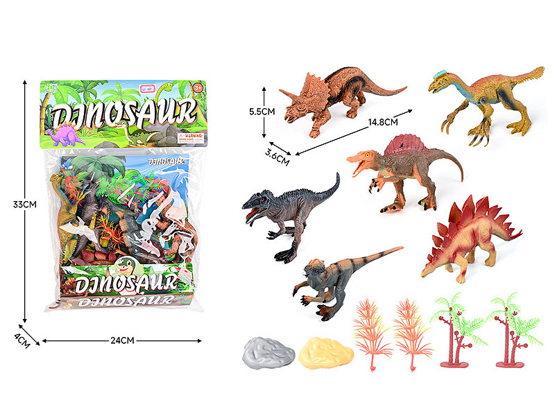 Dinosaur Set(6in1) toys