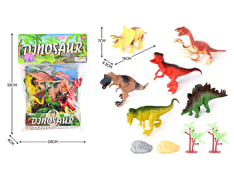 Dinosaur Set(6in1) toys