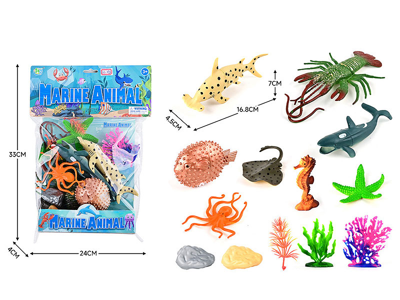 Ocean Animal Set(8in1) toys