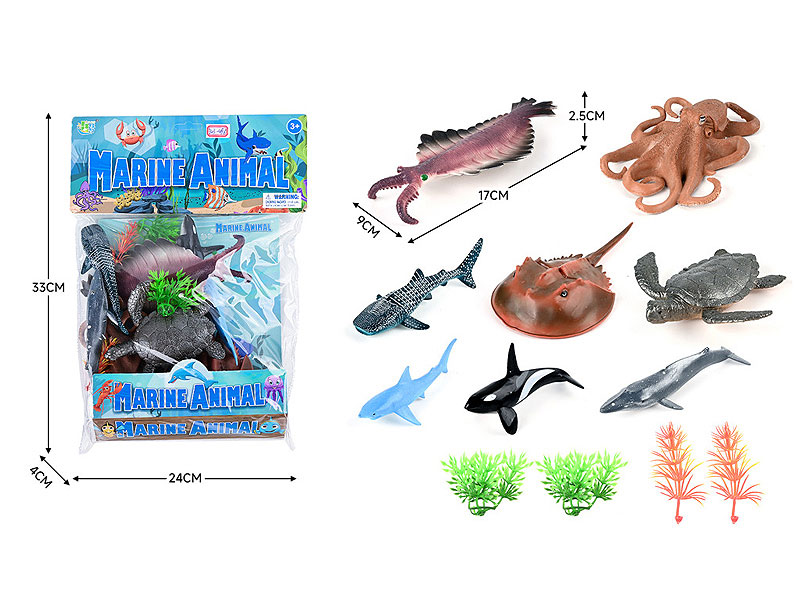 Ocean Animal Set(8in1) toys