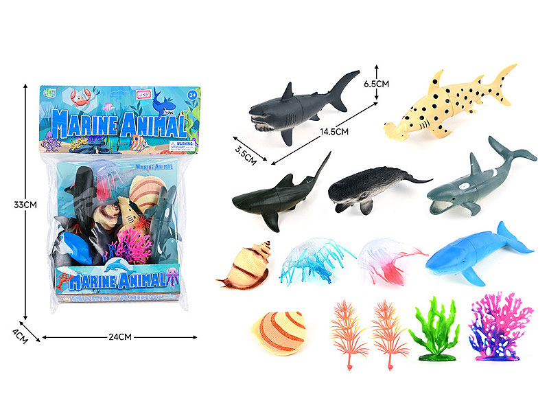 Ocean Animal Set(10in1) toys