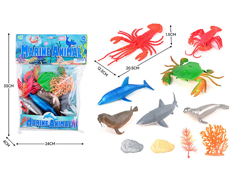 Ocean Animal Set(7in1) toys