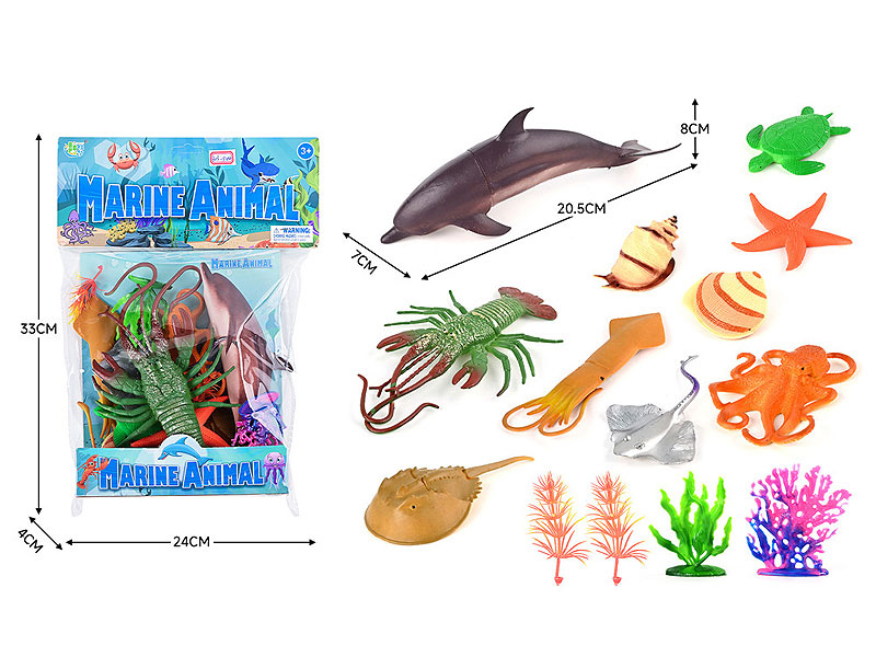 Ocean Animal Set(10in1) toys