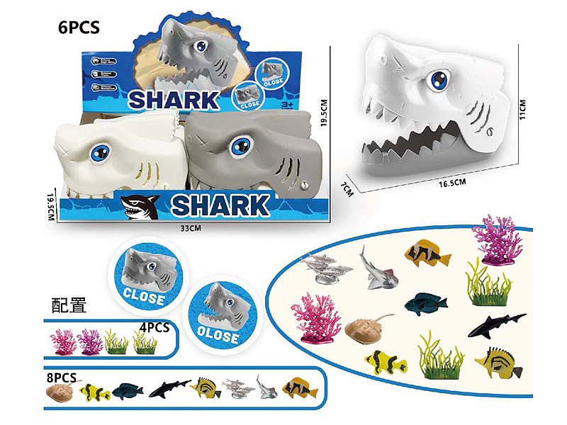 Ocean Animal Set(6in1) toys