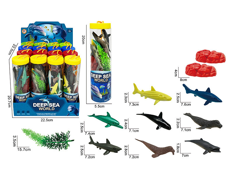 Ocean Animal Set(16in1) toys