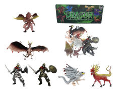 Dragon & Soldier(6in1) toys