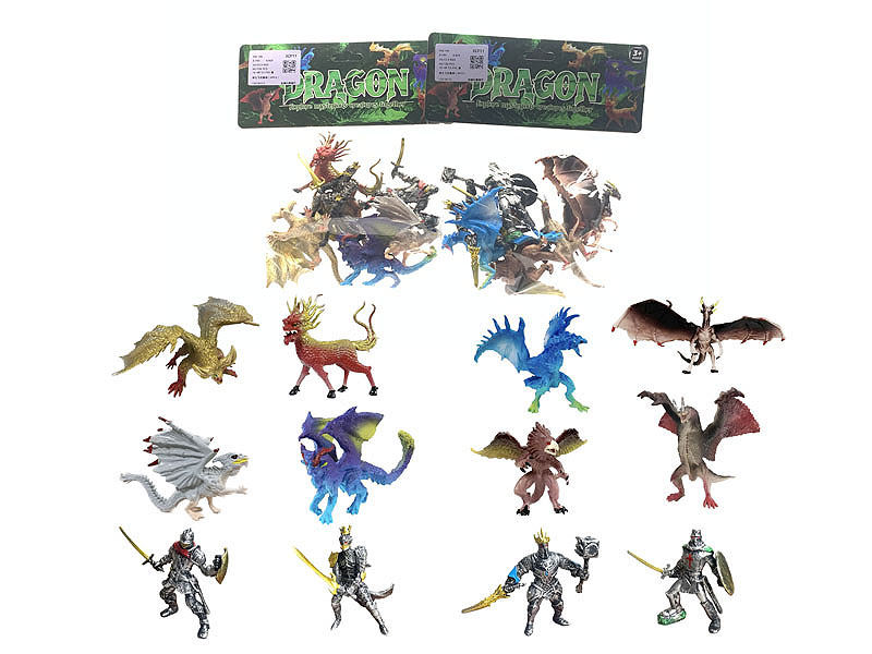 Dragon & Soldier(6in1) toys