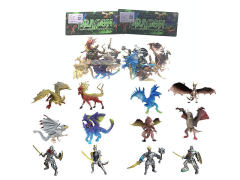 Dragon & Soldier(6in1) toys