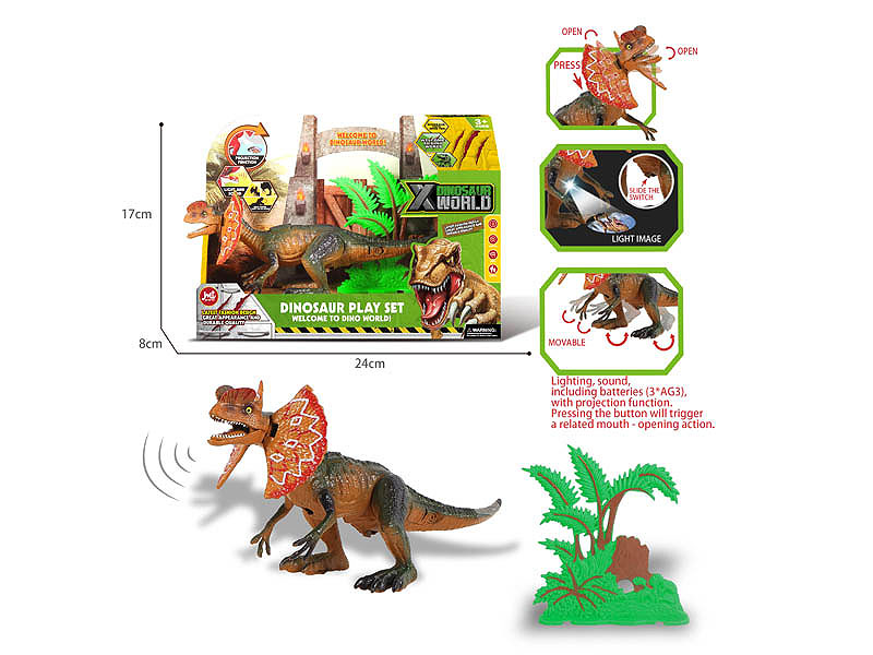 Dinosaur Set W/L_S toys