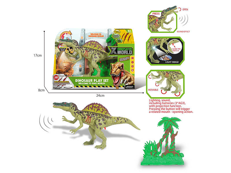 Dinosaur Set W/L_S toys