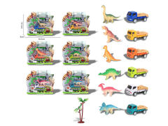Dinosaur & Pull Back Car(6S) toys