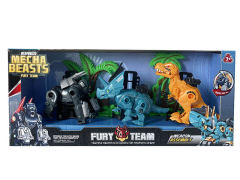 Dinosaur Set W/L_S(3in1) toys