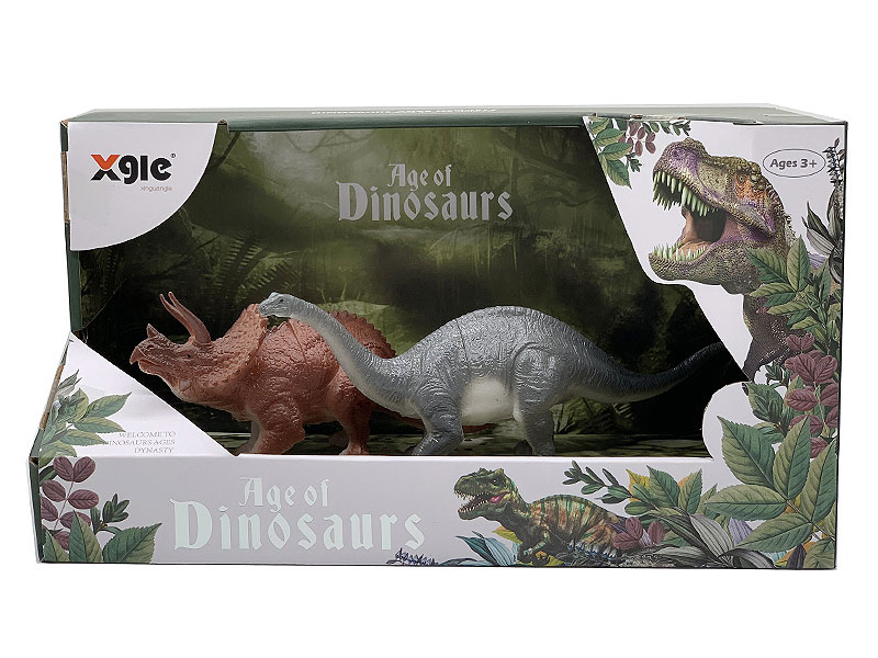 Triceratops & Brachiosaurus toys