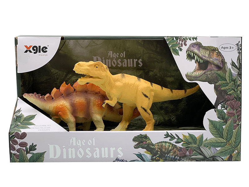 Tyrannosaurus Rex & Stegosaur toys