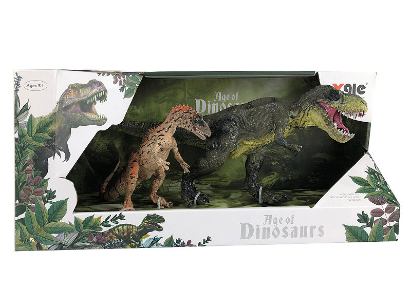 Tyrannosaurus Rex & Ice Spine Dragon toys