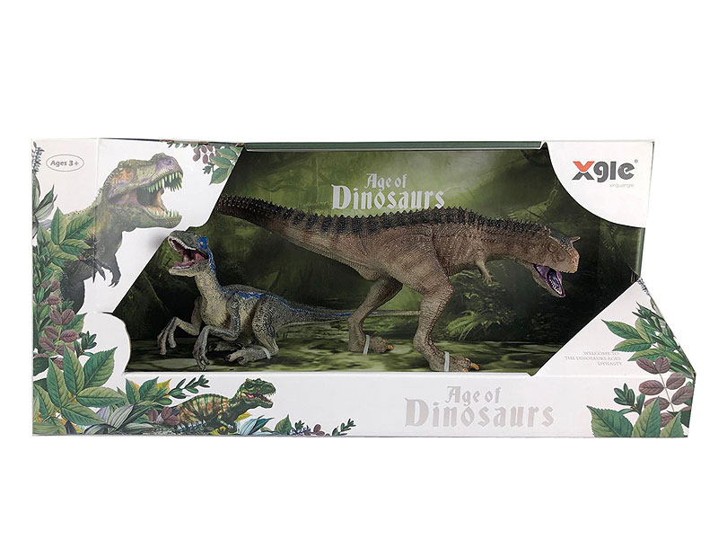 Bull Dragon & Velociraptor toys