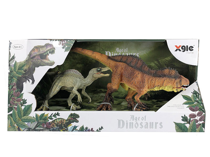 Acrocanthosaurus & Spinosaurus toys