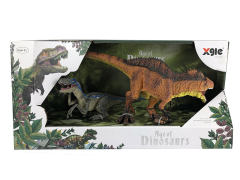 Acrocanthosaurus & Velociraptor toys