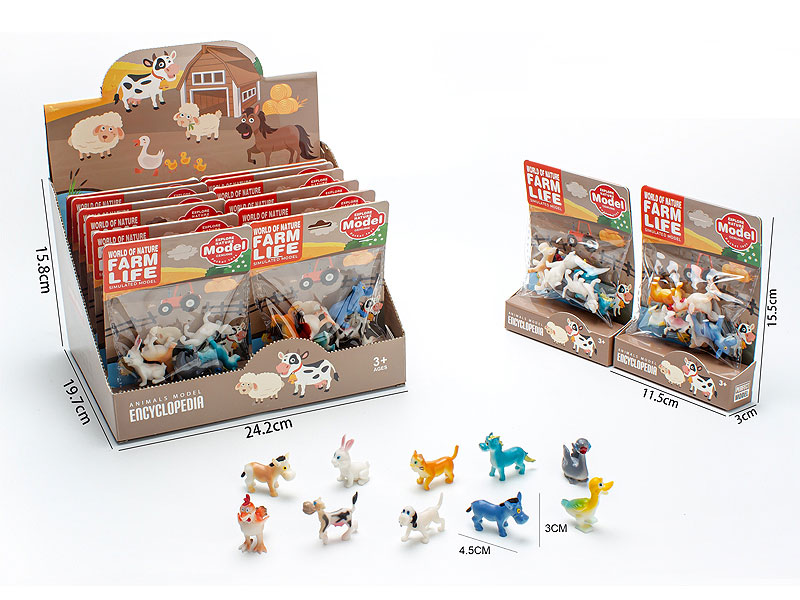 Poultry Animals Set(12in1) toys