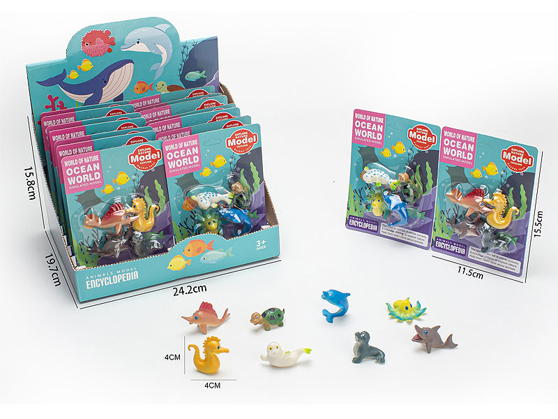 Ocean Animal Set(14in1) toys