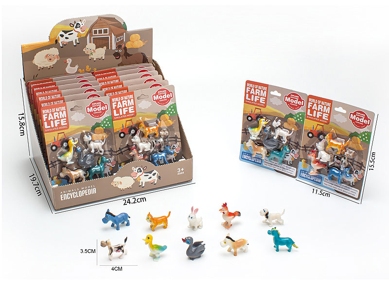 Poultry Animals Set(14in1) toys