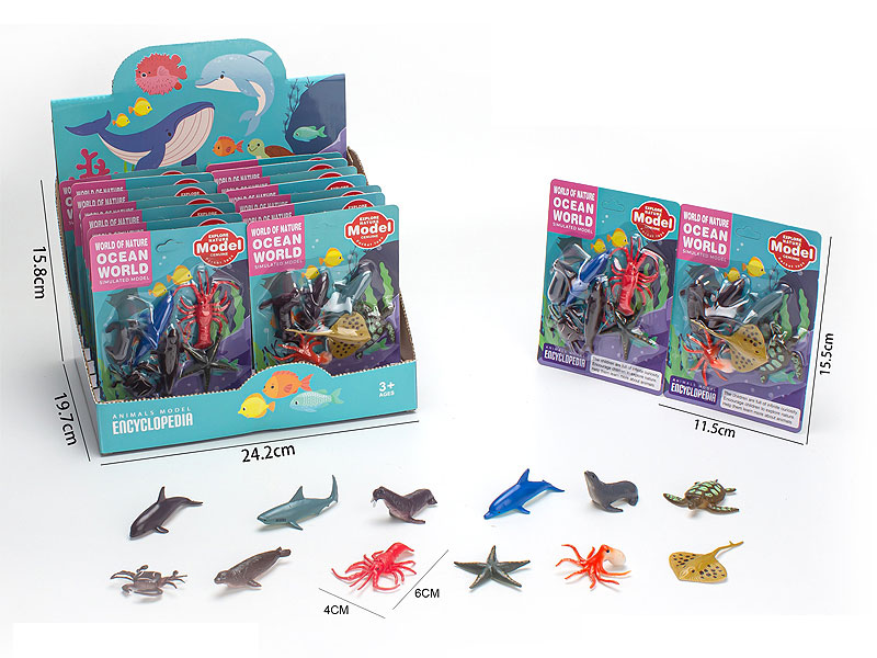 Ocean Animal Set(14in1) toys