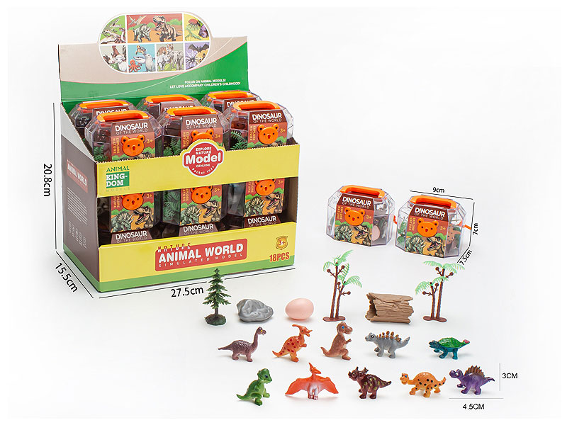 Dinosaur Set(18in1) toys