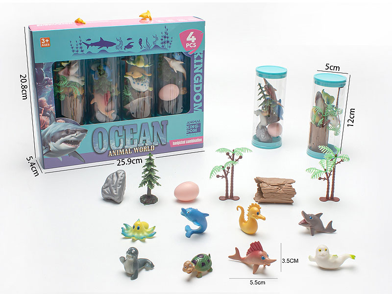 Ocean Animal Set(4in1) toys