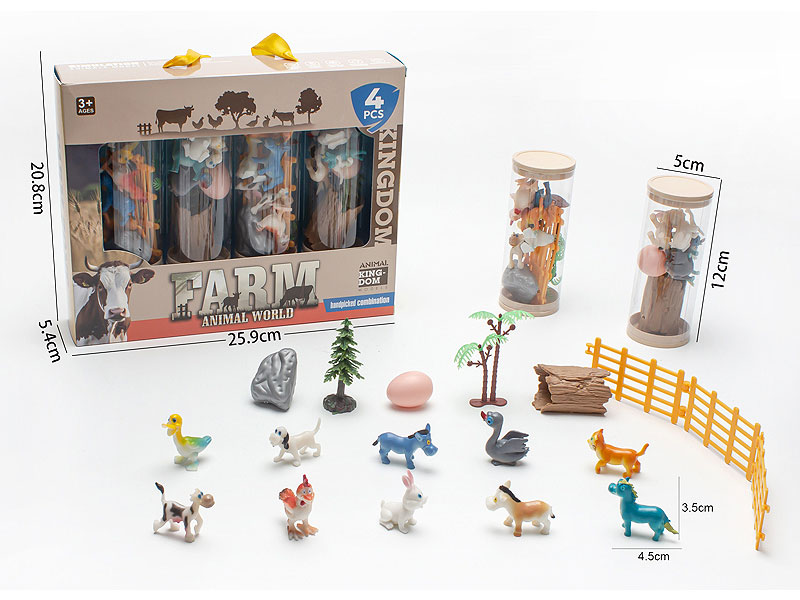 Poultry Animals Set(4in1) toys