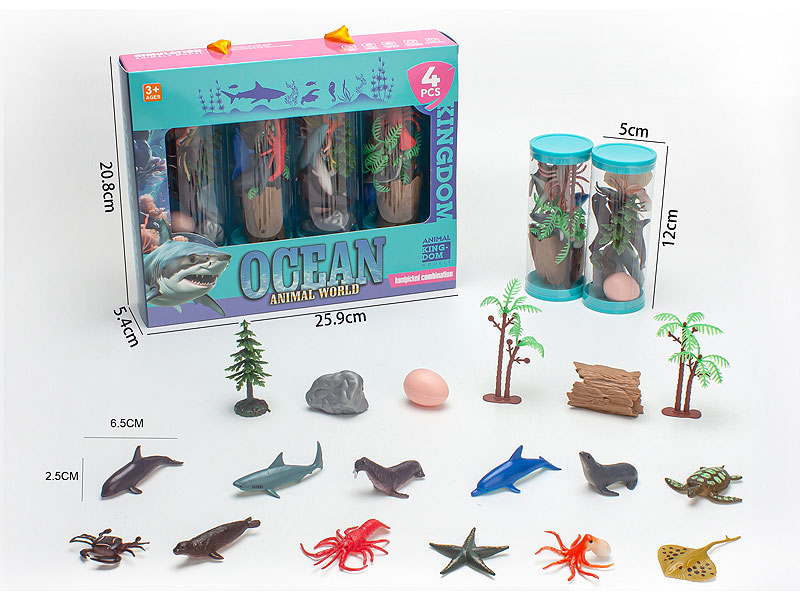 Ocean Animal Set(4in1) toys