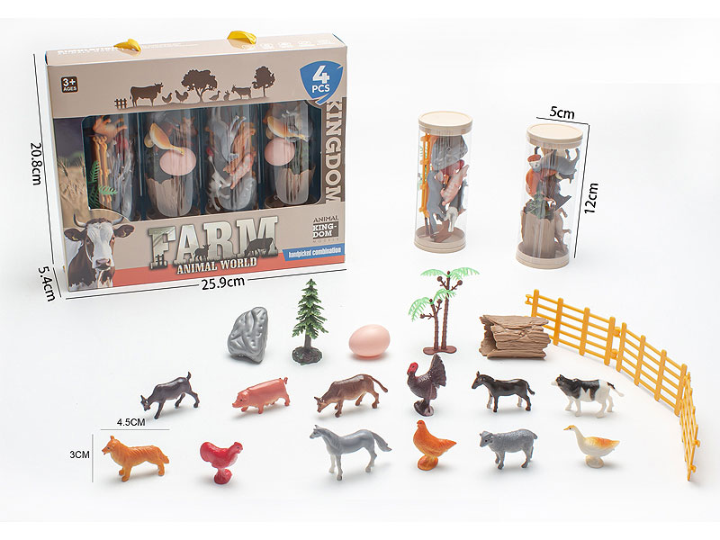 Poultry Animals Set(4in1) toys