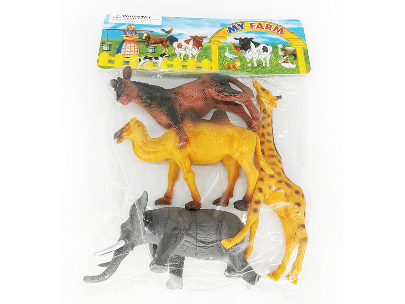 7inch Wild Animal(4in1) toys