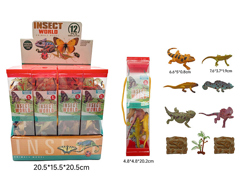 Lizard Set(12in1) toys