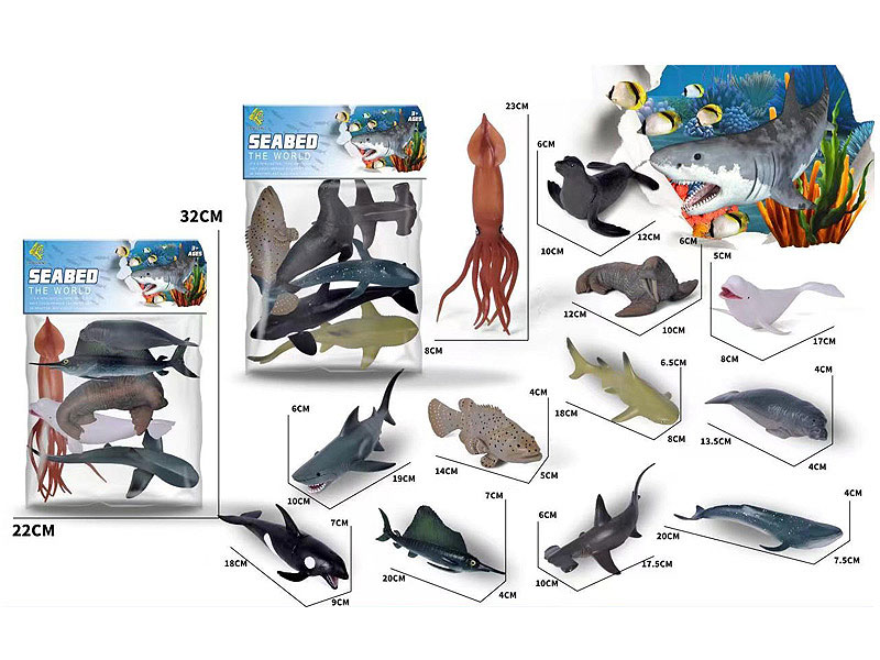 Ocean Animal(6in1) toys