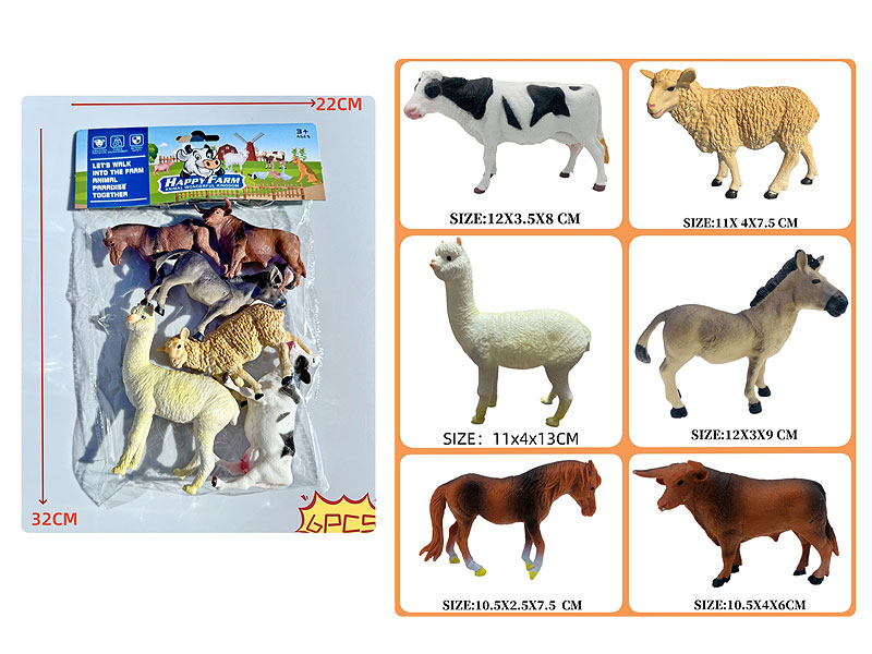 Farm Animal(6in1) toys