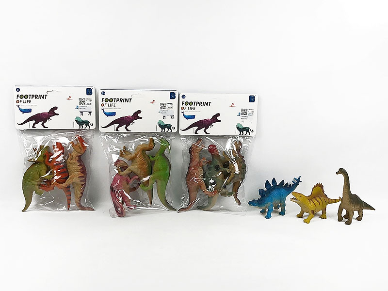6inch Dinosaur W/BB Whistle(3in1) toys