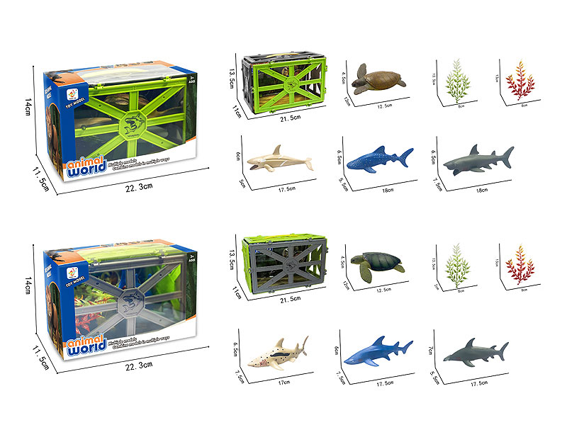 Ocean Animal Set(4in1) toys