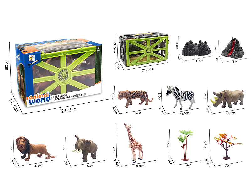 6inch Animal Set(6in1) toys