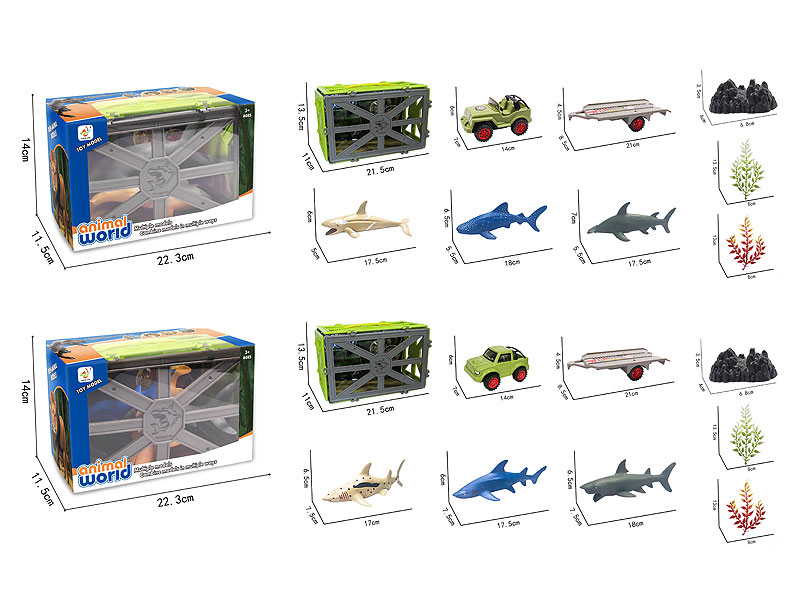 Ocean Animal Set(3in1) toys