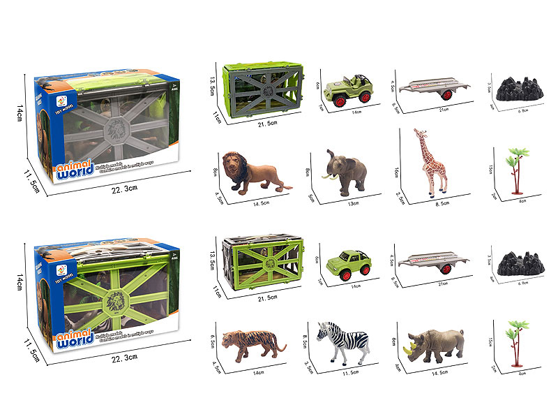 6inch Animal Set(3in1) toys